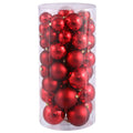 Vickerman - Vickerman 1.5"-2" Red Shiny and Matte Ornament, 50 per Box: Red / Plastic / 1.5" - 2"