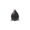 White Rhodium Silver 4mm Teardrop CZ Pin 18g/16g
