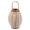 White Round Lantern, 12"