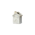 White Stoneware Toothpick Holder